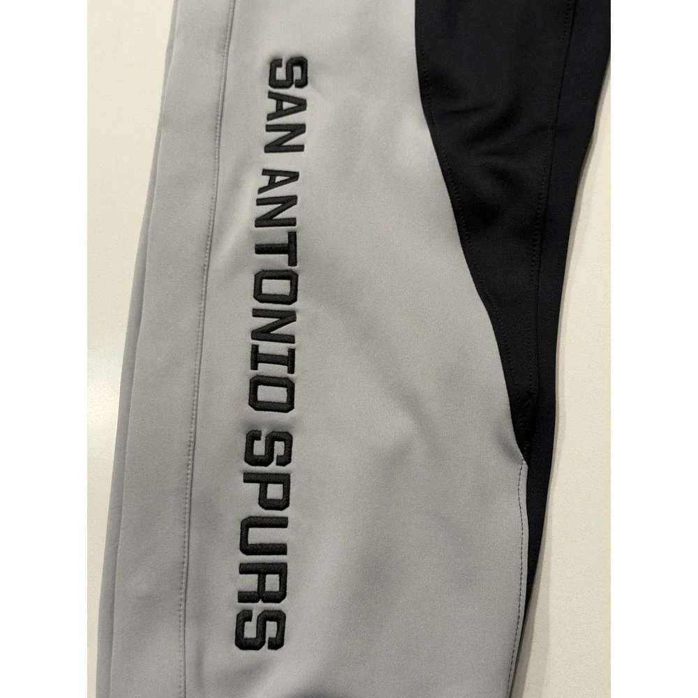 Nike San Antonio Spurs Authentic Showtime Dri-FIT Pants FB5765-010 Mens LT